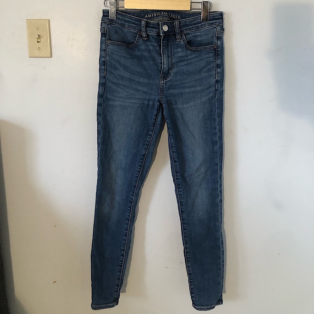 American Eagle Blue Skinny Jeans